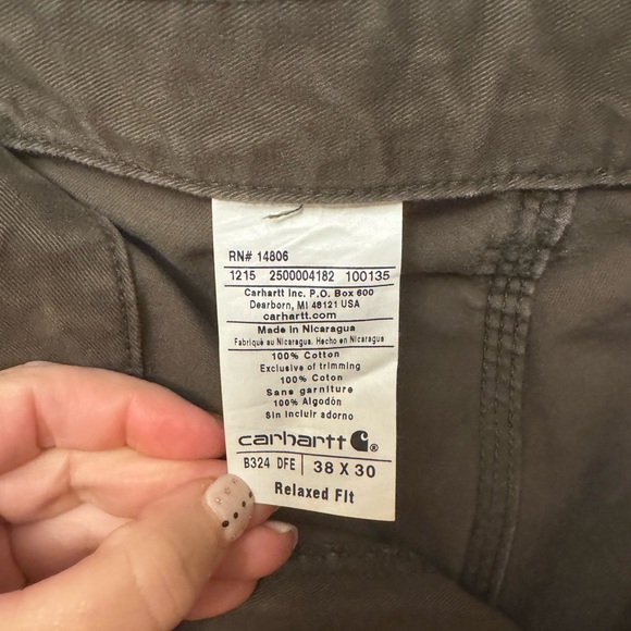 Carhartt dark brown 38x30 - Picture 3 of 3